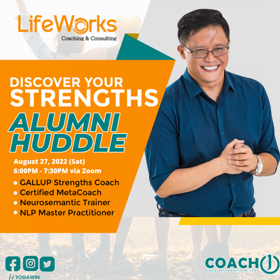 Aug 27: Discover Your Strengths - Alumni Huddle