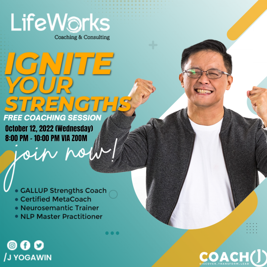 Oct 12: Ignite Your Strengths (Free)